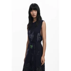 Desigual gebloemde jumpsuit zwart