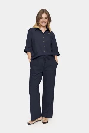 Casual broek Regular fit Night Sky navy