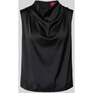 HUGO Regular fit blouseshirt met cascadekraag, model ‘CASMINI’