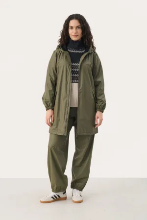 Jas Loose fit Kalamata olive