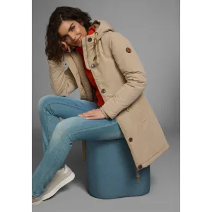 KangaROOS Winterjack voor het koude seizoen, van licht geweven stof, modieus