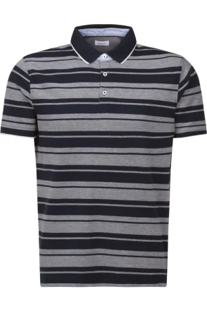 Seidensticker Polo shirt Korte mouw donkerblauw