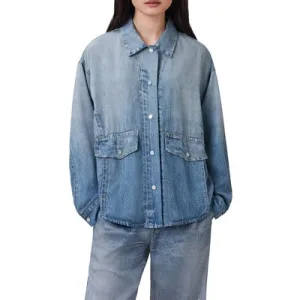 AllSaints Hettie Shacket Illusion Indigo