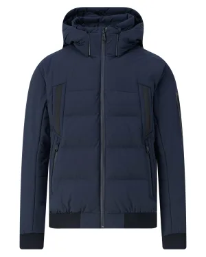 Boss Leisure | Heren | Block-X Parka Donkerblauw
