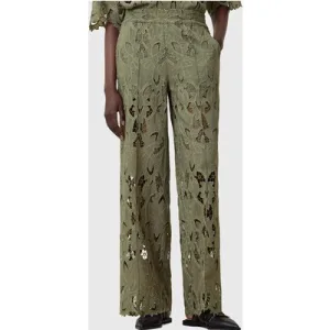 AllSaints Charli Emb Trouser Mermaid Green