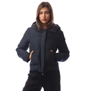 Women’s Emporio Armani Down Jacket in Navy