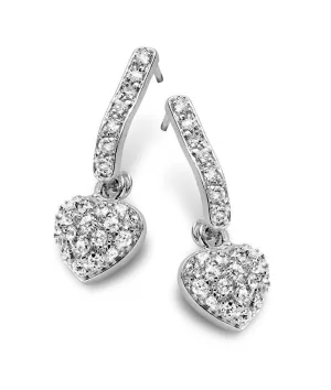 Orphelia Dames 925 Sterling Zilveren Oorbellen – Zilver EAR-438