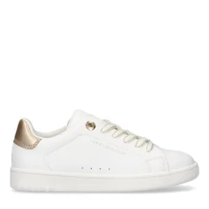 Tommy Hilfiger sneakers wit/goud