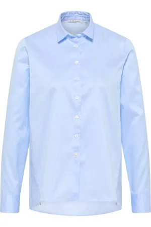 ETERNA Dames Overhemd lichtblauw, Effen