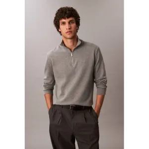 Calvin Klein gebreide trui grijs