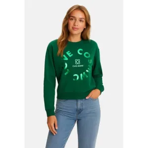 Cars sweater donkergroen