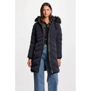 Morgan gewatteerde jas marine