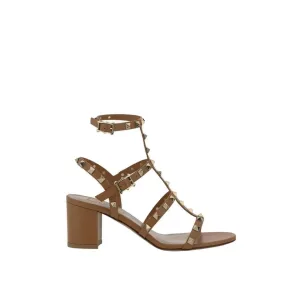 Valentino Garavani Sandalen – Rockstud Sandals in bruin