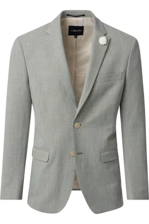 Venti Blazer groen, Effen