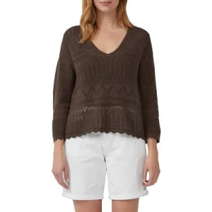 s. Oliver Strickwaren Brown