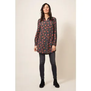 White Stuff Georgie Tunic Grey Multi