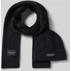 Marc O’Polo Muts en sjaal in een set van scheerwolmix