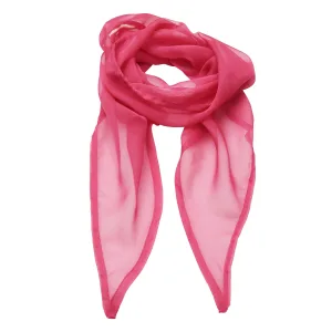 Premier Dames/vrouwenwerk Chiffon Formele Sjaal (Fuchsia)