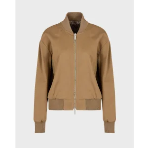 Women’s Emporio Armani Bomber Jacket in Sand