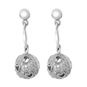 Orphelia ‘Rogue’ Dames 925 Sterling Zilveren Oorbellen – Zilver ZO-7355