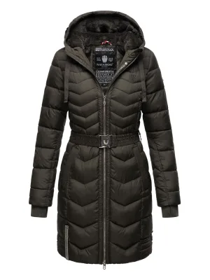 Navahoo Alpenveilchen dames winter gewatteerde jas – Warm, lang & stijlvol