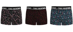 ONLY & SONS Trunk ONSXMAS TRUNK 3PACK (set, 3 stuks)