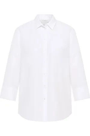 ETERNA Dames Overhemd wit, Effen