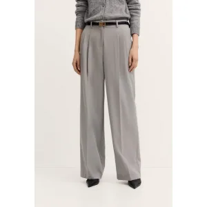 Bugatti Stoffen broek Elegante silhouet met dubbele plooi & normale pasvorm