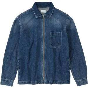 Closed Zipped Shirt & Blouses Light Blue