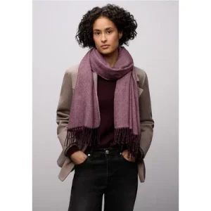 Street One Dames Glinsterende sjaal in Rood