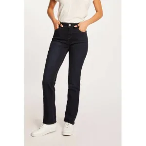 Morgan straight leg jeans dark denim
