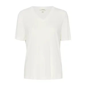 Dames-T-shirt met V-hals Soaked in Luxury Columbine Loose fit