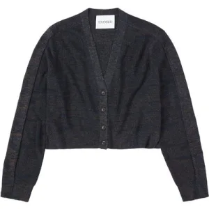 Closed Cropped Cardigan Knits Smokey Blue