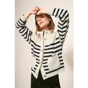 White Stuff Bonnie Cardi Ivory