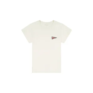 Dames-T-shirt Wrangler Shrunken Band Vintage