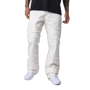 Flared jeans met rafel details Project X Paris