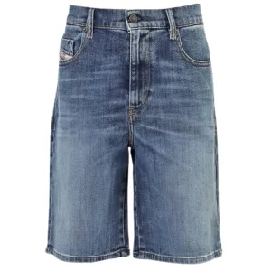 Diesel D-Strukt-Short medium blauwe short