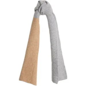 White Stuff Poppy Knitted Scarf Grey Multi