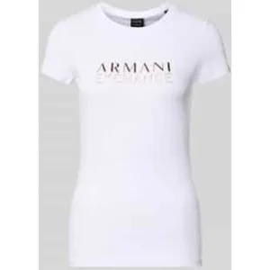Armani Exchange T-shirt met labeldetail