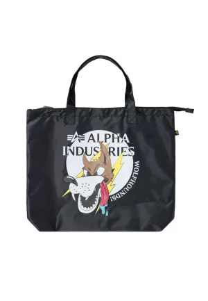 Wolfhounds Zip Shopper Bag