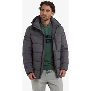 McGregor Hooded Bomber Jacket Dark Grey