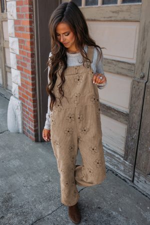 Bloemenprint Katoenen Jumpsuit