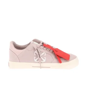 Women’s Off White New Low Vulcanized Canvas Trainers in Lilac