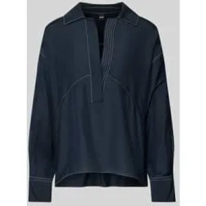 Boss Loose fit tuniek met zijde, model ‘BRIZZY’