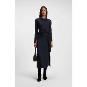 Boss Orange Jerseyjurk Erlot Premium Damesmode in regular fit, ronde hals