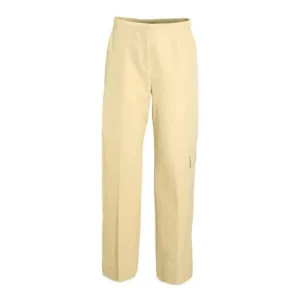 Calvin Klein straight regular waist casual broek lichtgeel