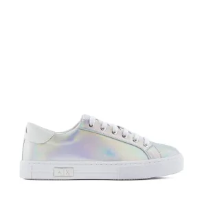 Women’s Armani Exchange Trainers in Silver