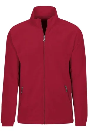 TRIGEMA Fleece jas robijn, Effen