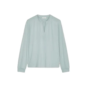 Dames blouse met lange mouwen en V-hals Marc O’Polo