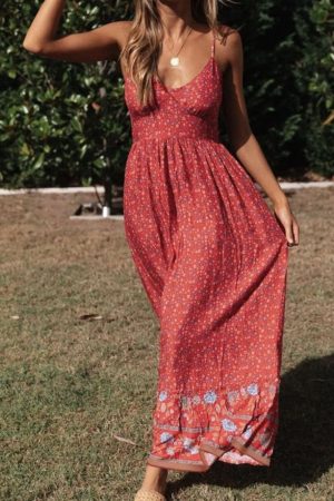 Bloemenprint Maxi Jurk